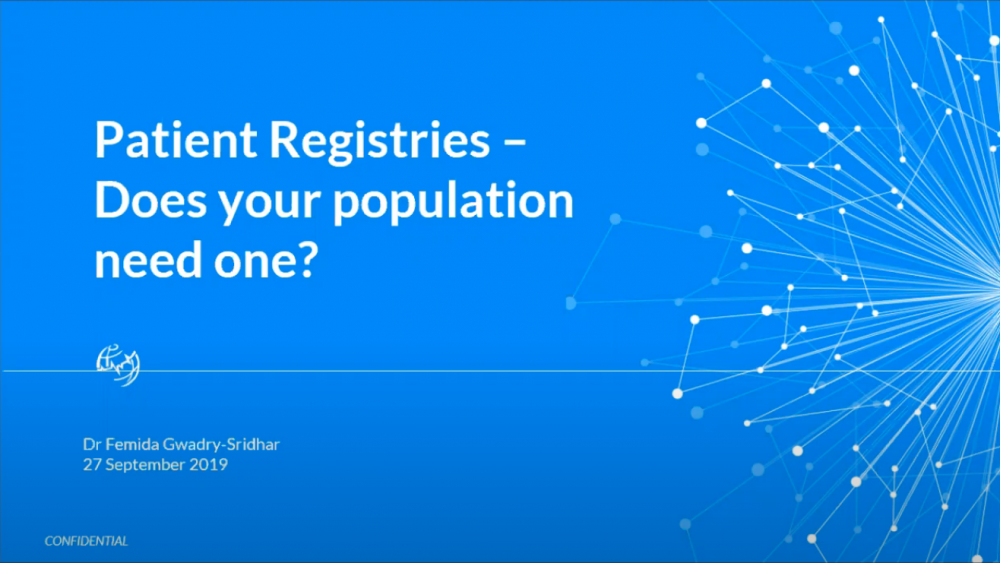 Rare Fair: Patient Registries Webinar